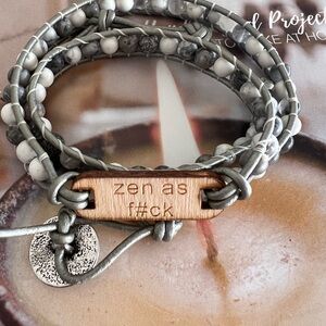 Zen Beaded Wrap Bracelet